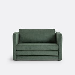 Sofá cama de terciopelo de canalé Hazel LA REDOUTE INTERIEURS image