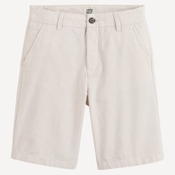 Bermuda chino coton/lin LA REDOUTE COLLECTIONS image