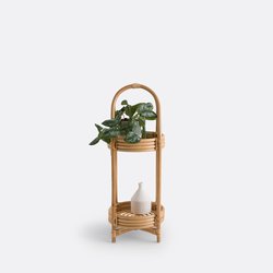 Regal Jyska mit 2 Böden, Rattan LA REDOUTE INTERIEURS image