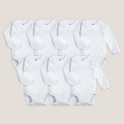 7er-Pack Erstlings-Bodys mit langen Ärmeln LA REDOUTE COLLECTIONS image