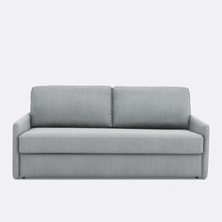 Sofá cama de pana de canalé fino, espuma HR, Marta LA REDOUTE INTERIEURS image