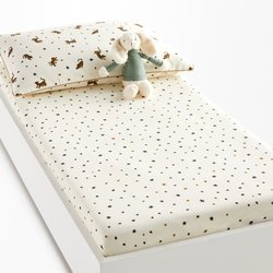 Drap-housse bébé 50% coton recyclé, Tigris LA REDOUTE INTERIEURS image