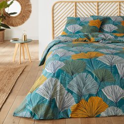 Alix Cotton Duvet Cover Set with Rectangular Pillowcase SO'HOME image