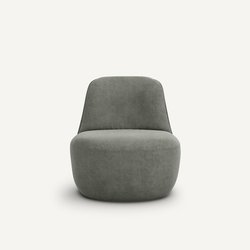 Poltrona girevole in velluto stonewashed, Rosebury AM.PM image