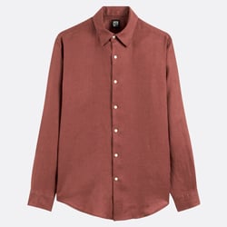 Рубашка льняная прямого покроя, CARL / КАРЛ LA REDOUTE COLLECTIONS image