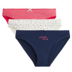 Комплект из трех трусов-слипов LA REDOUTE COLLECTIONS image