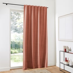 Velvet Thermal Curtain with Hidden Tabs LA REDOUTE INTERIEURS image