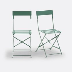 Set van 2 plooibare stoelen in metaal, Ozevan LA REDOUTE INTERIEURS image