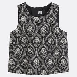 Топ с вышивкой без рукавов LA REDOUTE COLLECTIONS image