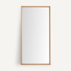 Miroir XXL chêne massif H200 cm, Andromède AM.PM image