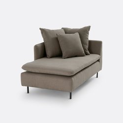 Méridienne modulable lin/viscose P158 cm, Ivete LA REDOUTE INTERIEURS image