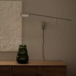Scharnierende wandlamp, satijn nikkel, Phili AM.PM image