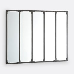Miroir métal fer industriel 144x120 cm, Lenaig LA REDOUTE INTERIEURS image