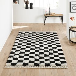 Teppich Danito mit Schachbrettmuster LA REDOUTE INTERIEURS image