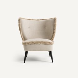 Fauteuil frangé en lin Franck AM.PM image