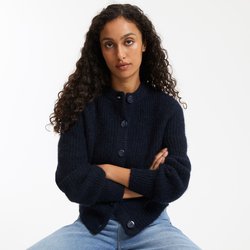 Gebreid vest in mixed alpaca, Signature AMBROISE LA REDOUTE COLLECTIONS image