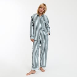 Pyjama rayé en popeline, Signature CARLITA LA REDOUTE COLLECTIONS image