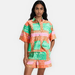 Chemise manches courtes imprimé cachemire LA REDOUTE COLLECTIONS image