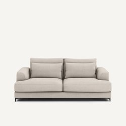 Sofá-cama de 3 lugares, em linho e viscose com textura, Marsile AM.PM image