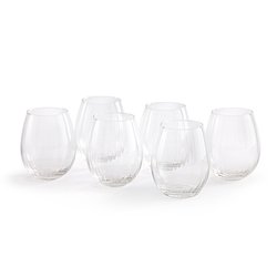 Lote de 6 vasos de vidrio plisado, Pliso LA REDOUTE INTERIEURS image