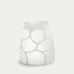 Vase en verre dépoli, H28 cm, Arca AM.PM image