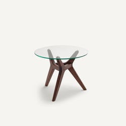 Salontafel notenhout ø50 cm, Maricielo AM.PM image