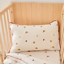 Funda de almohada para bebé, 50% algodón lavado reciclado, LIVIO LA REDOUTE INTERIEURS image