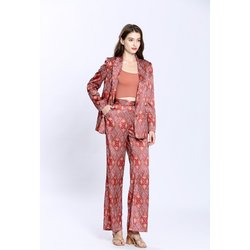 Pantalón recto estampado SEE U SOON image