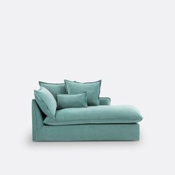 Chaise longue, em veludo, Odna LA REDOUTE INTERIEURS image