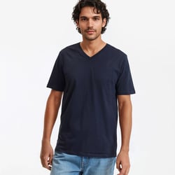 V-Neck Short Sleeve T-Shirt LA REDOUTE COLLECTIONS image