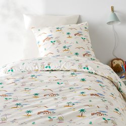 Bettwäsche-Set Jadida mit 50% recycelter Baumwolle, quadratischer Kissenbezug LA REDOUTE INTERIEURS image