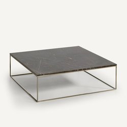 Table basse effet laiton vieilli/marbre, Mahaut AM.PM image