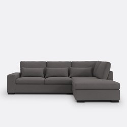 Sofá de canto em algodão, Bultex, Odessa LA REDOUTE INTERIEURS image