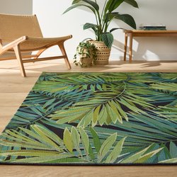 Mokoa Flat Woven Indoor and Outdoor Rug LA REDOUTE INTERIEURS image