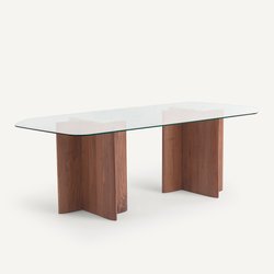 Tafel in glas/notelaar, Nella AM.PM image