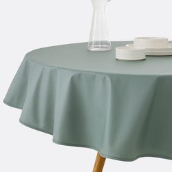 Runde Tischdecke Scénario, weiche Baumwolle mit Beschichtung LA REDOUTE INTERIEURS image