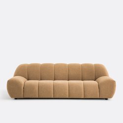 4-zitsbank van dikke bouclette Nuria LA REDOUTE INTERIEURS image