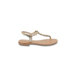 Sandalias thong de piel con joyas nacaradas Hofleur LES TROPEZIENNES PAR M BELARBI image