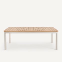 Table de jardin à allonges, alu et teck, Isabbo AM.PM image