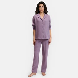 Pijama de gasa de algodón, Signature MARGOT LA REDOUTE COLLECTIONS image