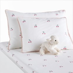 Taie d'oreiller bébé coton biologique, Griotte LA REDOUTE INTERIEURS image