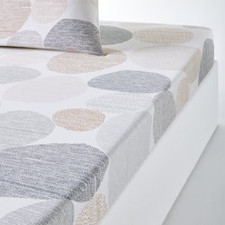 Drap housse pur coton, Galet LA REDOUTE INTERIEURS image