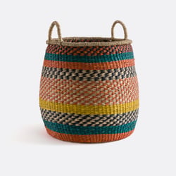 Panier multicolore en herbier, Balia LA REDOUTE INTERIEURS image