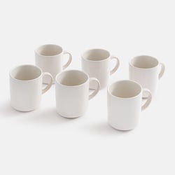 Juego de 6 tazas de gres moteado, TECKA LA REDOUTE INTERIEURS image