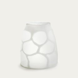 Vase en verre dépoli, H28 cm, Arca AM.PM image