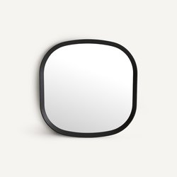 Miroir carré en chêne massif, H60 cm, Orion AM.PM image