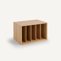 Archivita XL L60 x D42cm Oak Vinyl Storage Unit AM.PM image