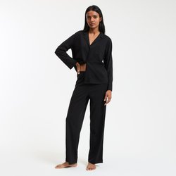 Pyjama manches longues en jersey de coton LA REDOUTE COLLECTIONS image