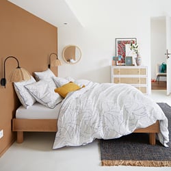 Pomaline Cotton Percale Duvet Cover LA REDOUTE INTERIEURS image