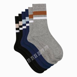 Confezione da 3 paia di calze in stile sportivo DIM image